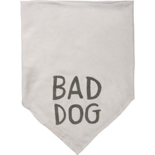 Load image into Gallery viewer, NEW Sm Pet Bandana - Good Dog Bad Dog - 100566
