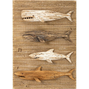 NEW Wall Decor - Whales & Sharks - 107280