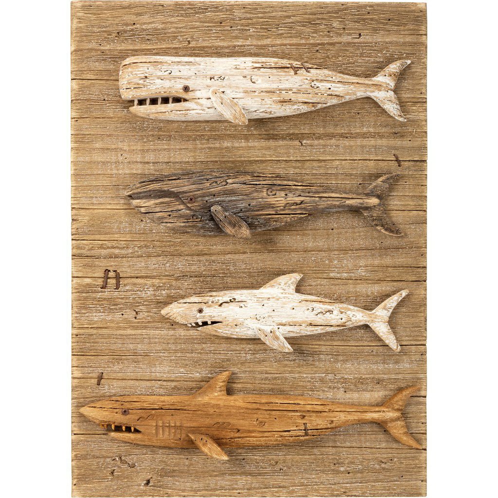 NEW Wall Decor - Whales & Sharks - 107280