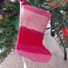 Load image into Gallery viewer, NEW Felt Stocking Ornament - Pink
