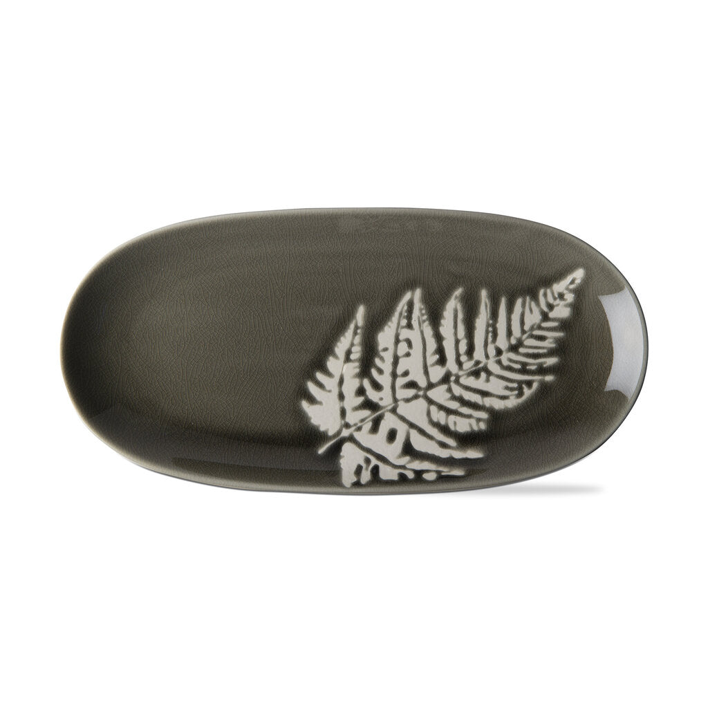 NEW fern platter #g12440