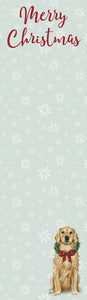 NEW List Notepad - Merry Christmas Retriever - 100522