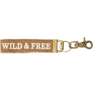 NEW Keychain - Wild & Free - 36538