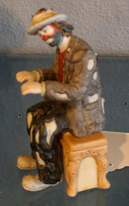 Clown Figurine by Emmett Kelly Jr. - Clown on Bench