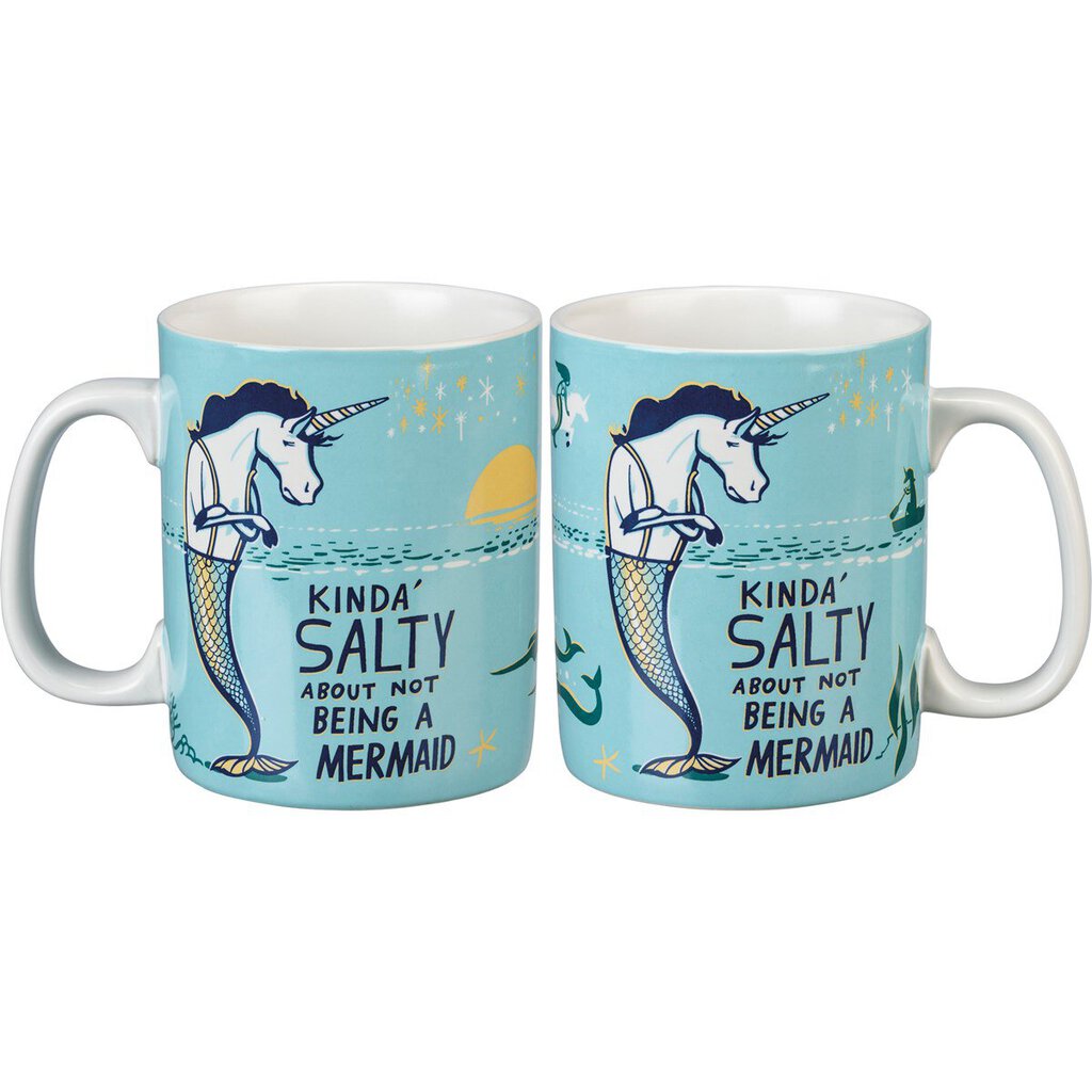 NEW Mug - Kinda' Salty About Not Being A Mermaid - 102716