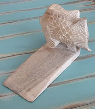 Load image into Gallery viewer, NEW Hand-Carved Acacia Wood Fish Door Stop - Thailand
