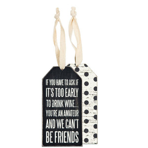 NEW Bottle Tag - Amateur - 25149