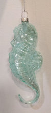 Load image into Gallery viewer, NEW Blown Glass Seahorse Ornament 2020200586
