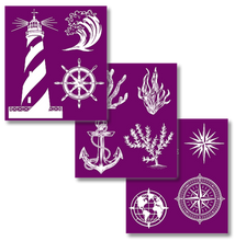 Load image into Gallery viewer, NEW Belles &amp; Whistles Silkscreen Stencils - Nautical
