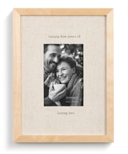 Load image into Gallery viewer, NEW 25 Years of Love Photo Frame 1004500164
