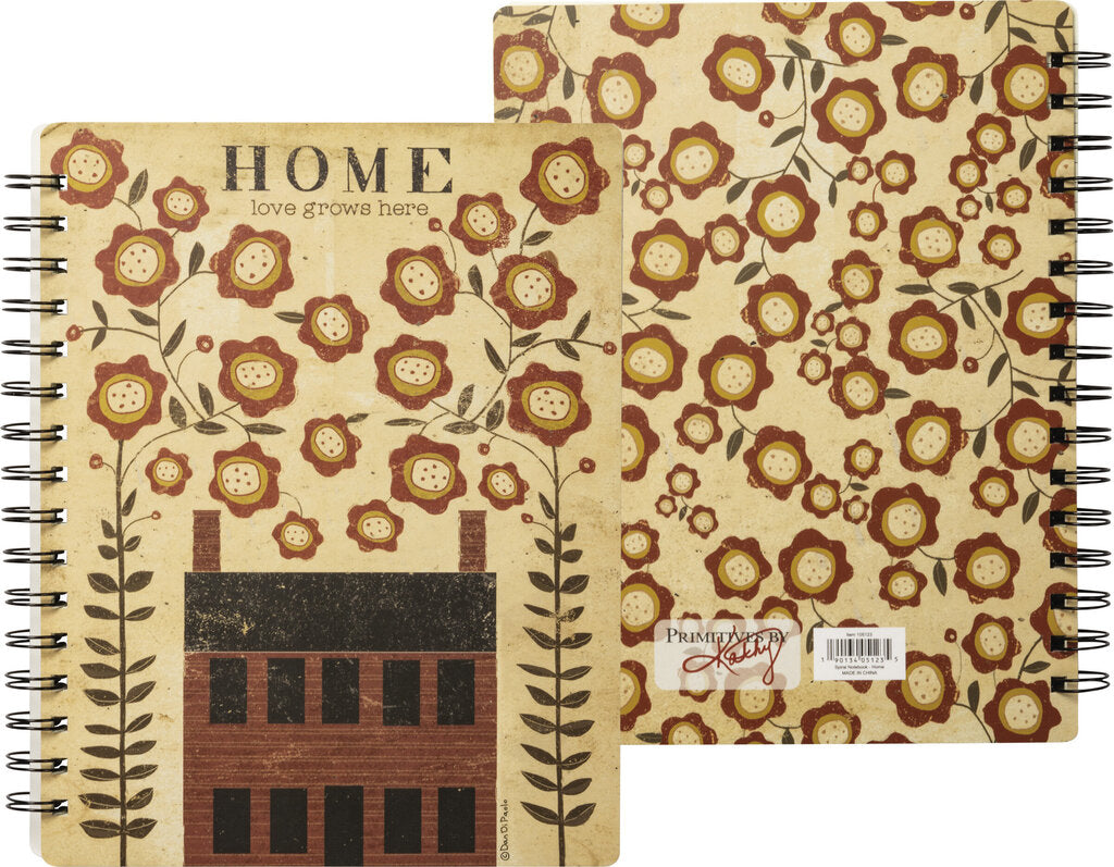 NEW Spiral Notebook - Home - 105123