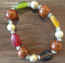 Load image into Gallery viewer, NEW Beaded Bracelet - Made in India 12252
