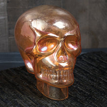 Load image into Gallery viewer, NEW Amber Glass Skull - 668140
