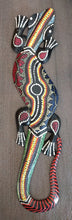 Load image into Gallery viewer, NEW Large Hand-Painted Wood Gecko Wall Art J60M
