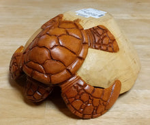 Load image into Gallery viewer, NEW Acacia Wood Carved Turtle Bowl TB20S
