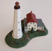 Load image into Gallery viewer, Danbury Mint Historic American Lighthouse Collection: "Sandy Hook Lighthouse"
