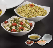 Load image into Gallery viewer, NEW 13&quot; American Metalcraft Squound Ceramic Bowl - SQND13
