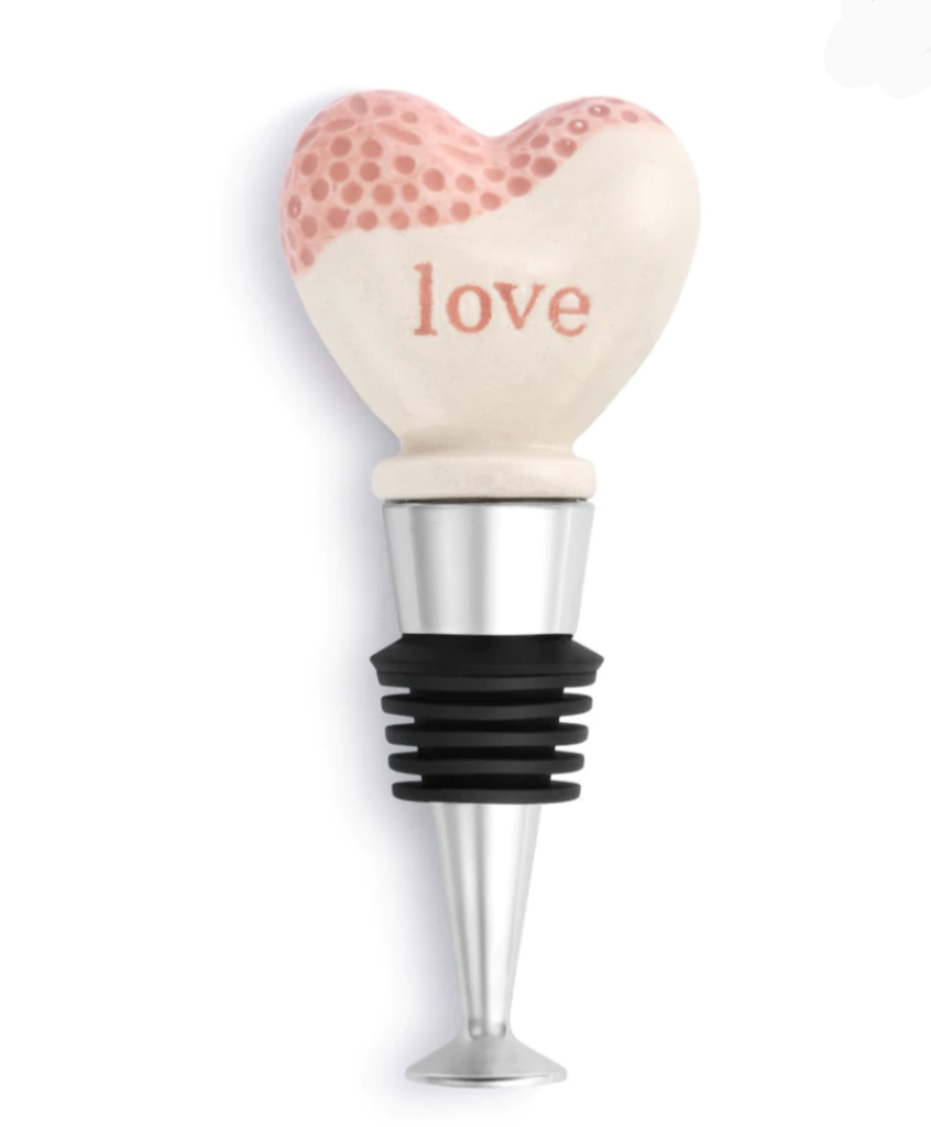 NEW Stoneware Bottle Stopper - Love 1004500101