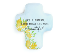 Load image into Gallery viewer, NEW Artful Cross Keeper - Keepsake Dish - Like Flowers 1004320097
