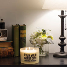 Load image into Gallery viewer, NEW Jar Candle - Even Worst Days Only Have 24 Hours - 111613
