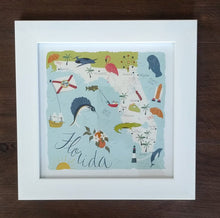 Load image into Gallery viewer, NEW Framed Florida Map Print
