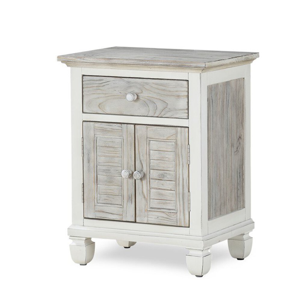 NEW Islamorada Nightstand - Dapple Grey Finish