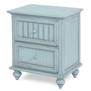 NEW Monaco 2 Drawer Nightstand - Bleu