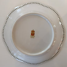 Load image into Gallery viewer, Vintage Schumann Reticulated Porcelain Bowl - Yellow Band, Pear &amp; Grapes

