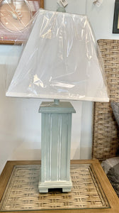 NEW - 32" Seafoam Beadboard Table Lamp - bbllsea
