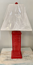 Load image into Gallery viewer, NEW Red Shutter Table Lamp
