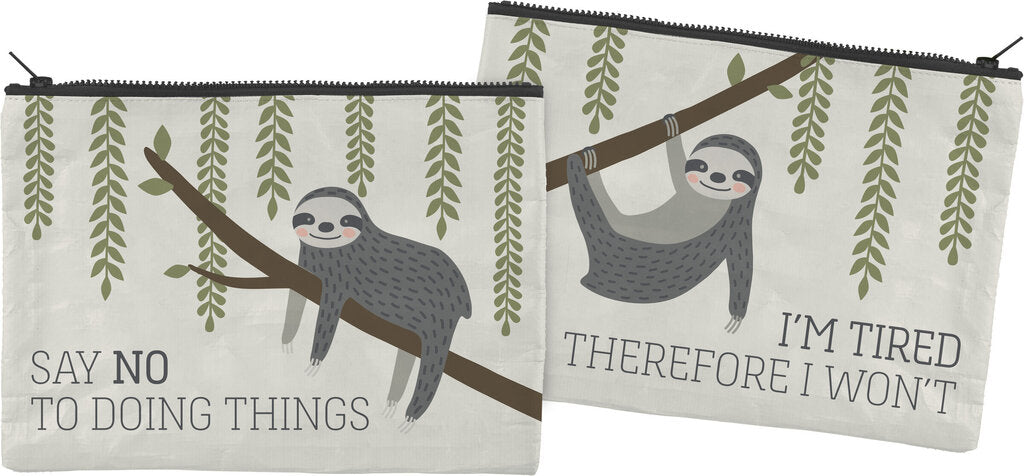 NEW Zipper Folder - Sloth - 103937