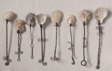 Load image into Gallery viewer, NEW 12&quot; Decorative Metal &amp; Shell Wall Hanging Spoon
