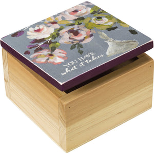 NEW Hinged Box - What It Takes - 108469