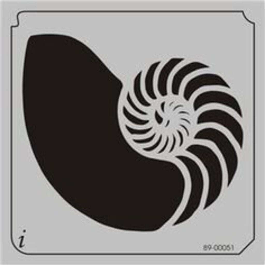 Nautilus Shell Stencil 89-00051