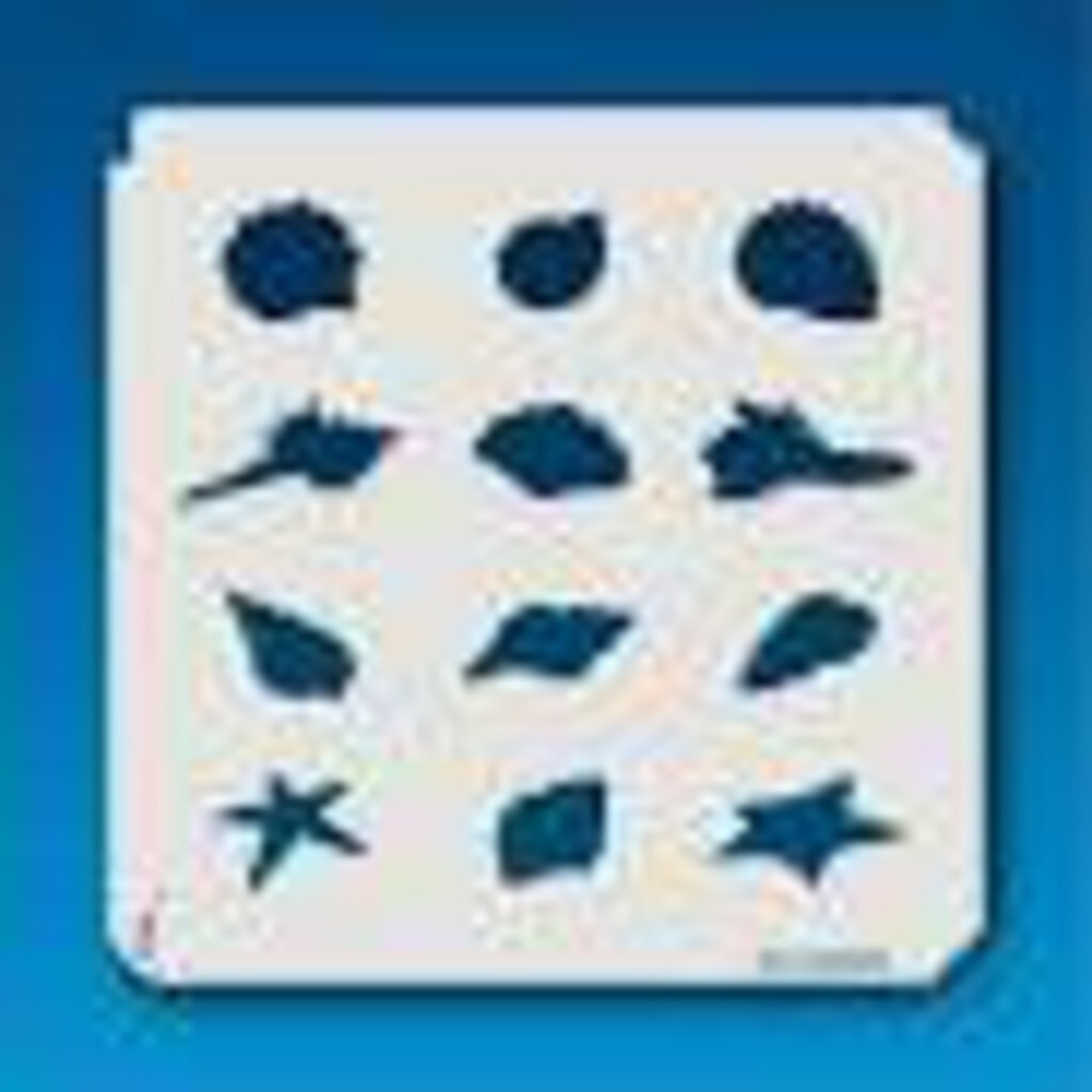 12 Shells Stencil 26-00062