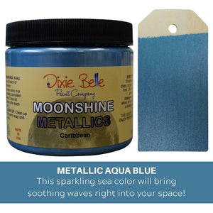 Dixie Belle Moonshine Metallics - Caribbean - 16oz