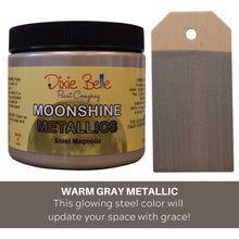 Load image into Gallery viewer, Dixie Belle Moonshine Metallics - Steel Magnolia - 16oz
