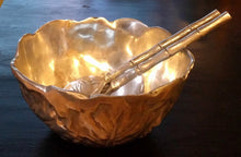 Load image into Gallery viewer, 3-Pc SET Cast Aluminum Salad Bowl &amp; Servers
