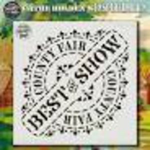 Small Best of Show Inspired Barn Stencil CH06-001