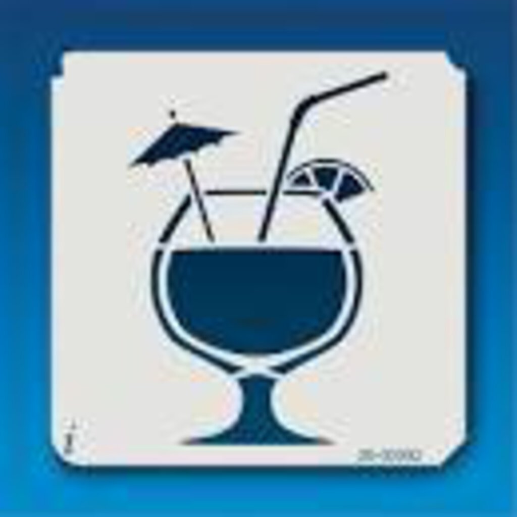 Tropical Drink 2 Stencil 26-00092 – Starboard Home