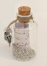 Load image into Gallery viewer, NEW Glass Ornament - Message in a Bottle
