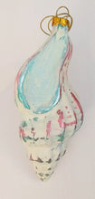 Load image into Gallery viewer, NEW 5.5" Whitewashed Glass Shell Ornament
