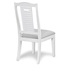 Load image into Gallery viewer, NEW Islamorada Shutter Back Dining Chair - Blanc
