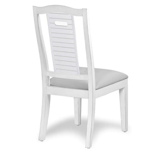 NEW Islamorada Shutter Back Dining Chair - Blanc