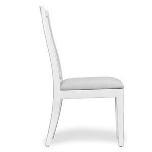 NEW Islamorada Shutter Back Dining Chair - Blanc