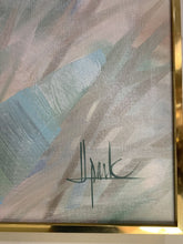 Load image into Gallery viewer, Metro Retro Framed Giclee Pastel Bird of Paradise 4'x5'-as found
