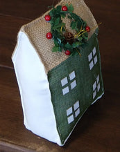 Load image into Gallery viewer, NEW 7" Plush House with Wreath Decor

