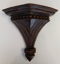 Load image into Gallery viewer, NEW Hand Carved Chevron Wood Wall Shelf - Thailand BRCV-12S
