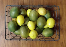 Load image into Gallery viewer, Wire Basket with Faux Lemons &amp; Limes
