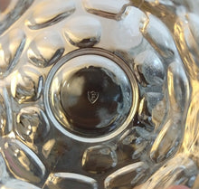 Load image into Gallery viewer, Federal Glass Ribbon Edge Glass Punch Bowl &amp; Twelve (12) Cups - chip on 1 cup
